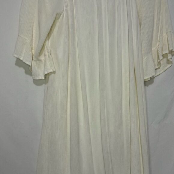 Cream Naïf Knee length dress Size L - Picture 7 of 8